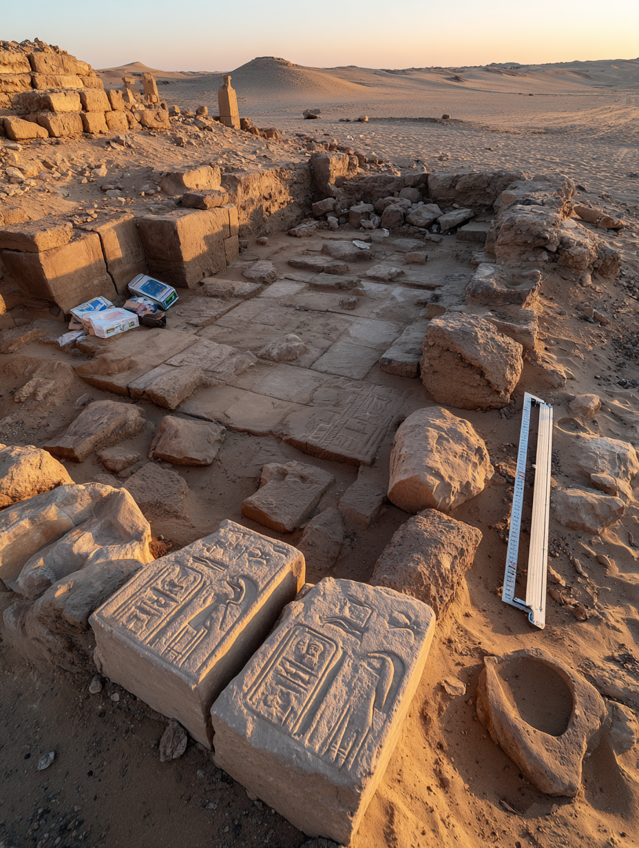 Arqueólogos descubren estructura misteriosa del siglo VII a.C. en el delta del Nilo egipcio