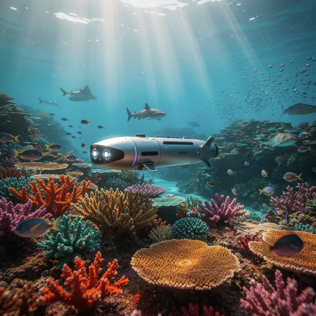 Desarrollan robot autónomo para identificar hotspots de biodiversidad en arrecifes de coral