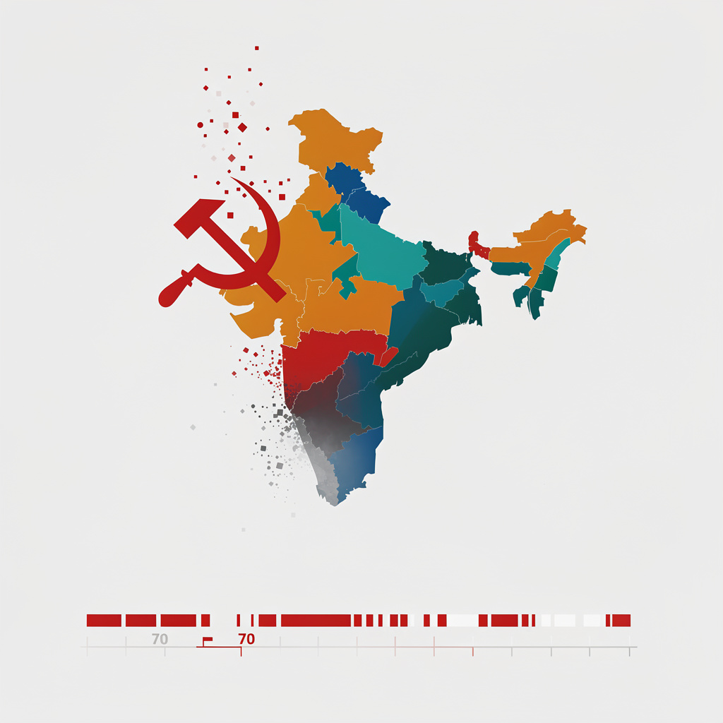 Partidos comunistas de India pierden poder tras décadas de gobierno en estados clave