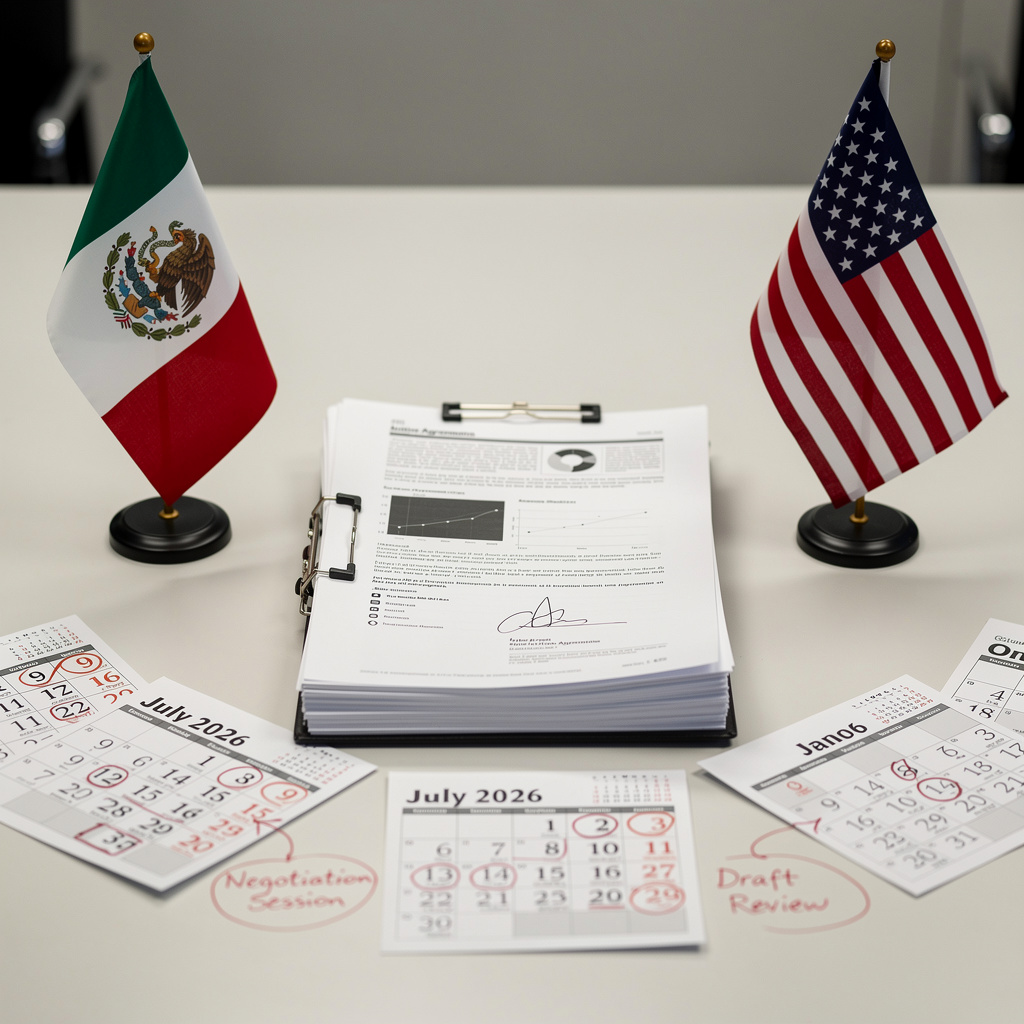 México y Estados Unidos extienden revisión del TMEC más allá de julio con tres rondas de negociación programadas