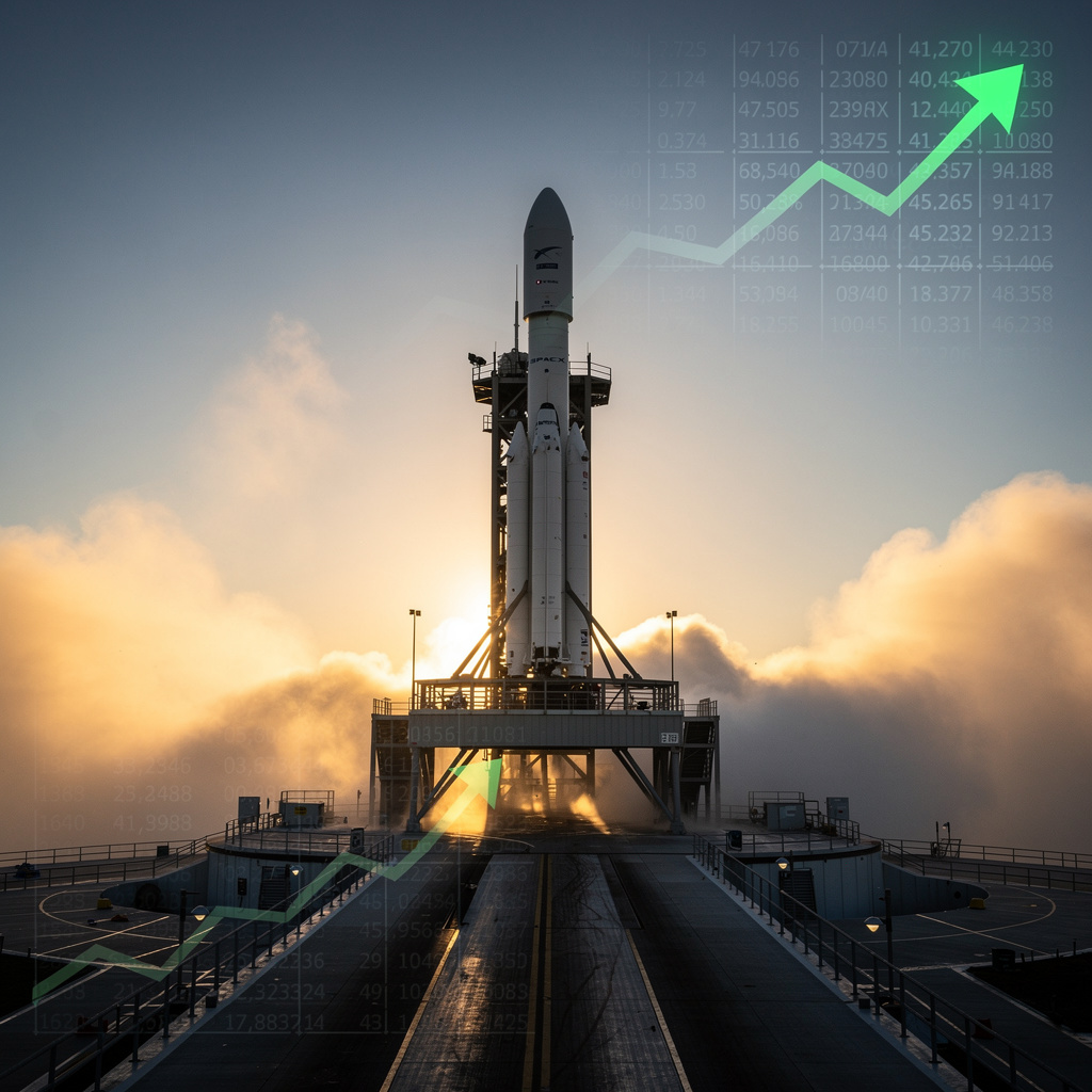 SpaceX prepara la mayor salida a Bolsa de la historia con una valoración de hasta dos billones de dólares