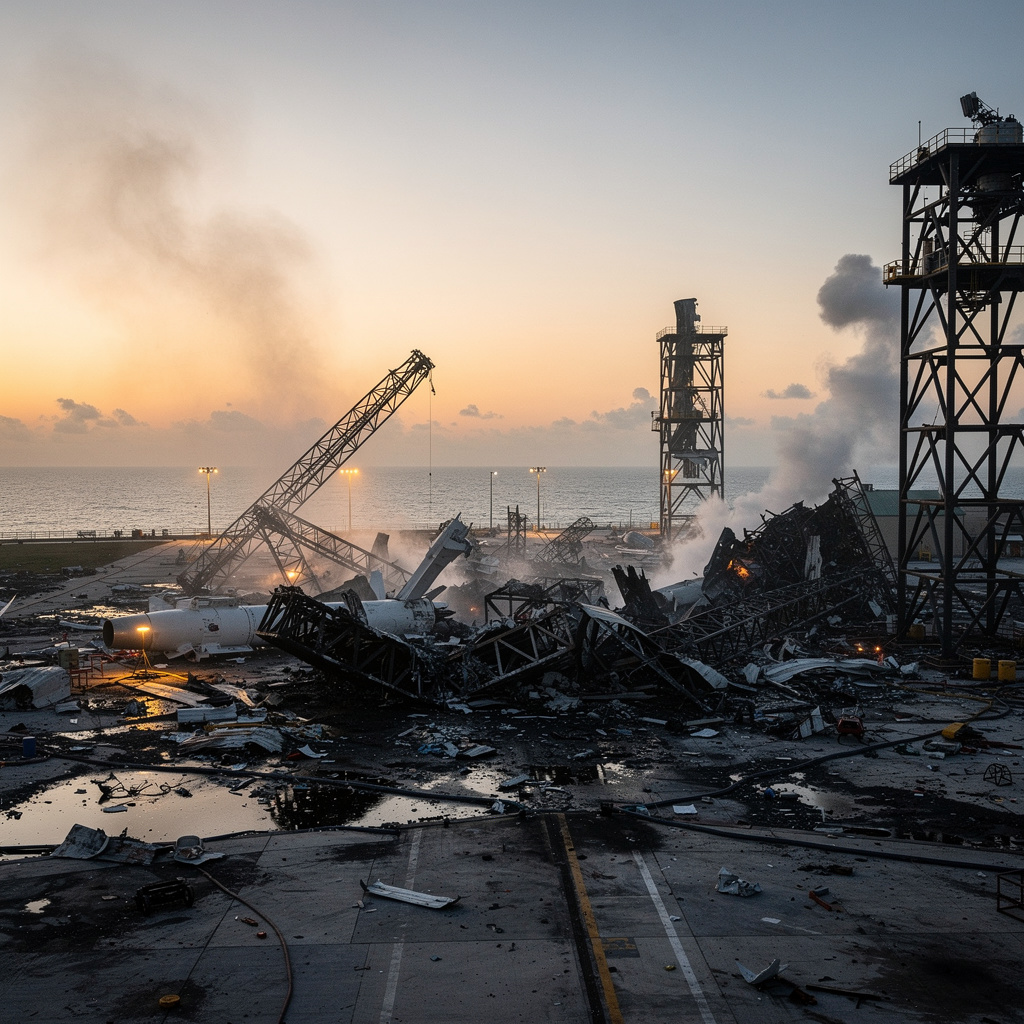 Cohete New Glenn de Blue Origin explota durante prueba en Florida y reabre debate sobre impacto ambiental de lanzamientos espaciales