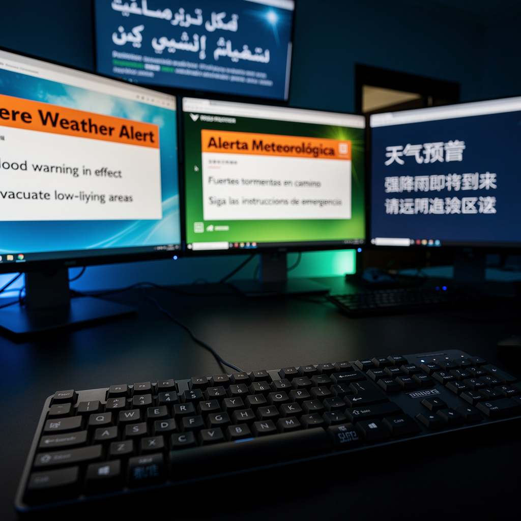 Inteligencia artificial revoluciona traducción de alertas meteorológicas y contenido audiovisual en Estados Unidos