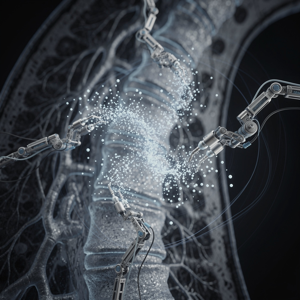 Microrrobots reparan médulas espinales lesionadas en experimentos con ratones