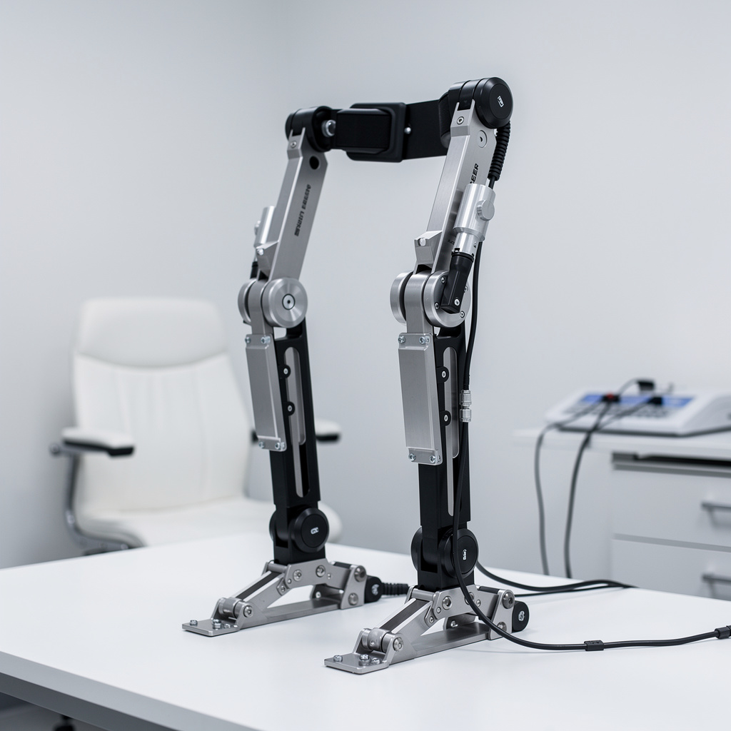 Robot chino ayuda a niños con atrofia muscular espinal a ponerse de pie por primera vez