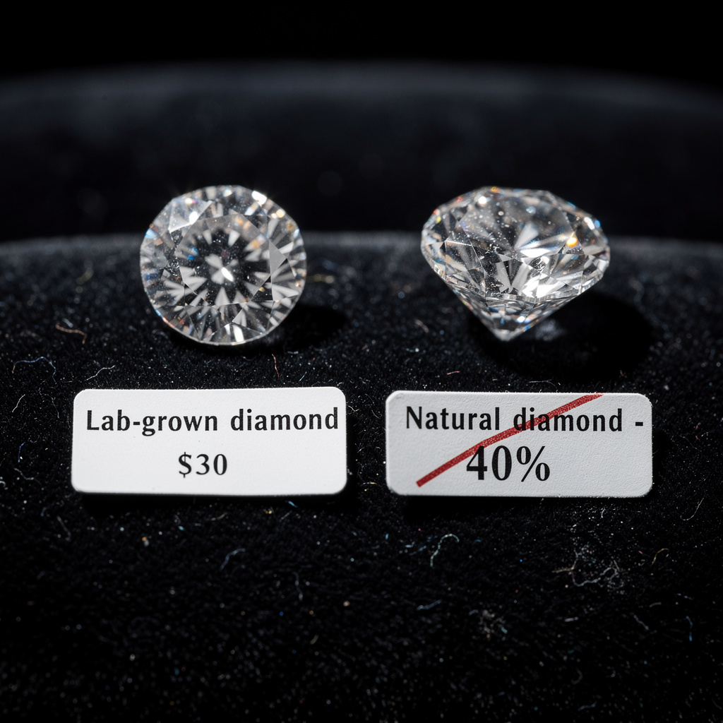 Diamantes de laboratorio provocan caída del 40% en precio de gemas naturales y cierran mina más grande de Sierra Leona