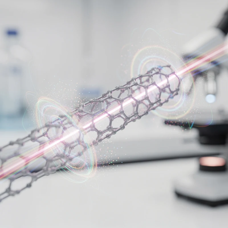 Científicos alemanes observan por primera vez fricción cuántica inducida por luz en nanotubos de carbono