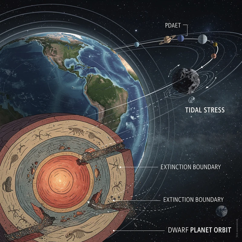 Científico propone que extinción masiva de la Tierra pudo ser causada por planetas enanos en tránsito