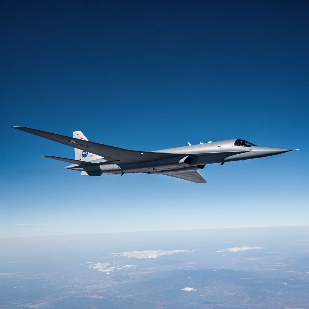 Avión supersónico X-59 de la NASA rompe la barrera del sonido por primera vez en pruebas de vuelo
