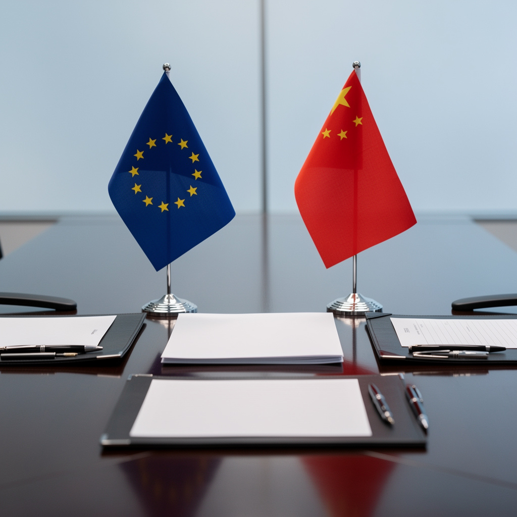 Unión Europea y China crean mecanismo de diálogo para evitar guerra comercial