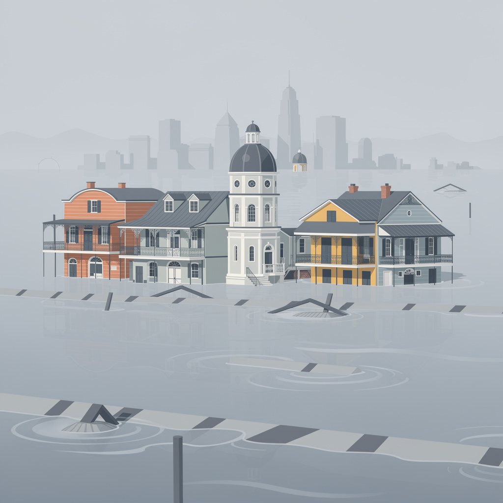 Nueva Orleans enfrenta un futuro bajo el agua mientras residentes rechazan abandonar la ciudad