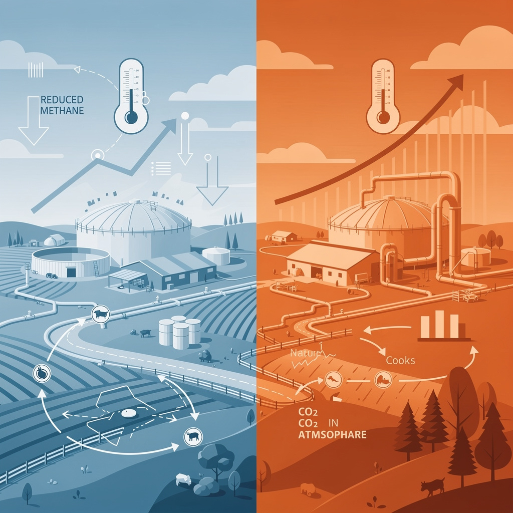 Programa climático de California genera más calentamiento a largo plazo al intercambiar metano por dióxido de carbono