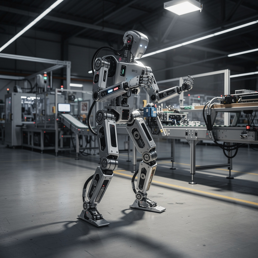 Empresa canadiense desarrolla robot humanoide MH3 para automatizar tareas industriales peligrosas