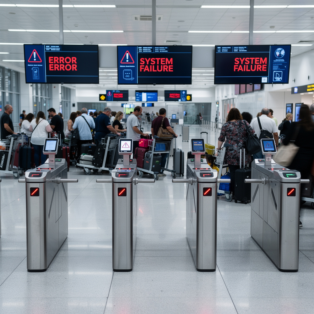 Unión Europea reconoce problemas técnicos en nuevo sistema digital de control fronterizo en aeropuertos