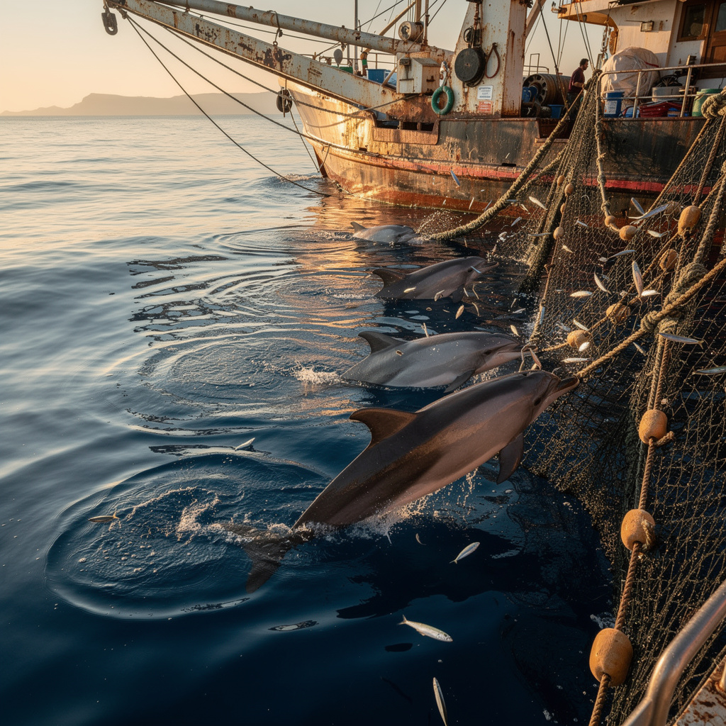 Delfines del Adriático dependen cada vez más de barcos pesqueros por sobrepesca en la región