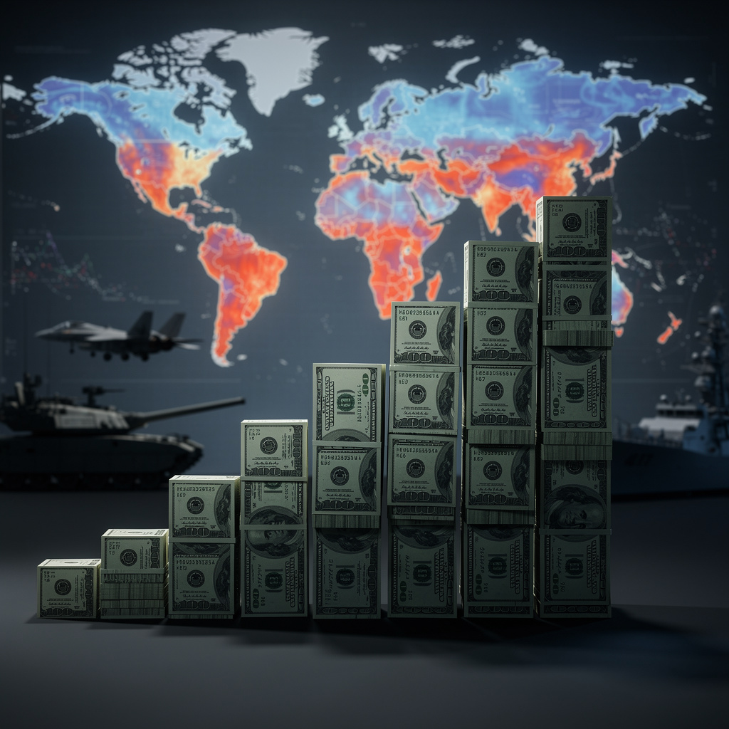 Gasto militar mundial alcanza tres billones de dólares tras 11 años consecutivos de incrementos