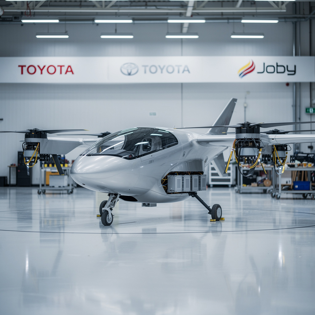 Toyota y Joby Aviation anuncian alianza para producción comercial de taxis aéreos eléctricos