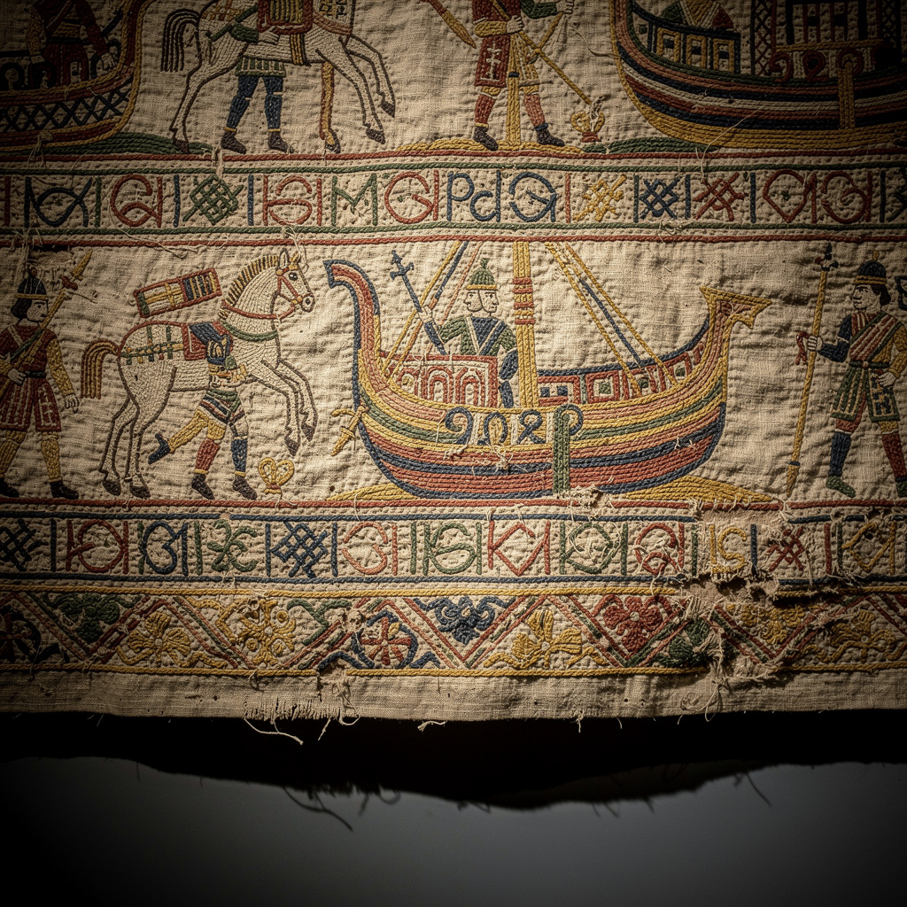 El Tapiz de Bayeux llega a Londres tras casi mil años, en operación de máxima seguridad