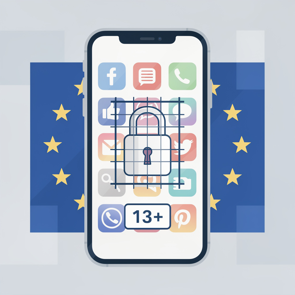 La Unión Europea propone restringir el acceso a redes sociales para menores de 13 años