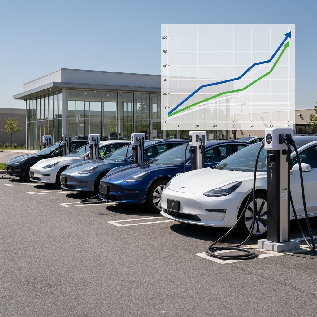 El mercado de vehículos eléctricos repunta en Estados Unidos impulsado por los altos precios de la gasolina