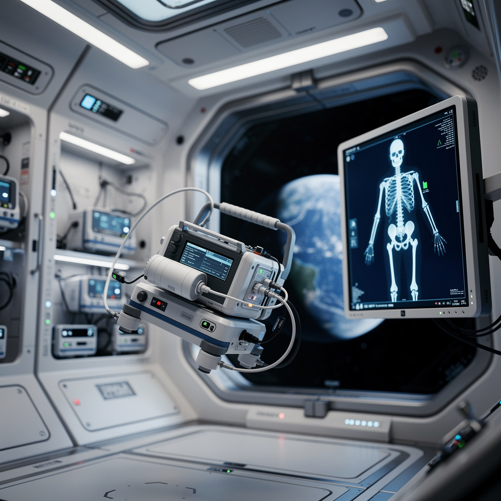Astronautas logran las primeras radiografías diagnósticas en órbita tras más de 65 años de presencia humana en el espacio