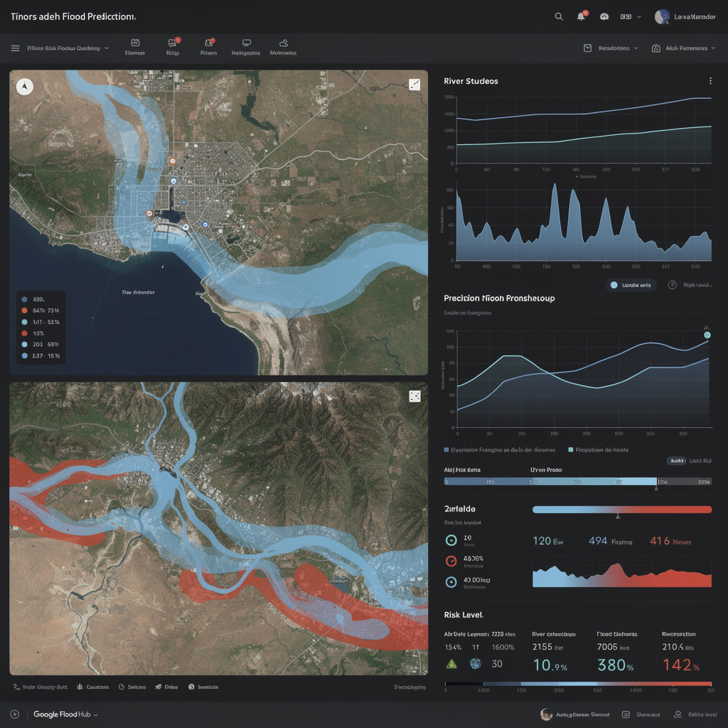 Google Flood Hub: la herramienta de inteligencia artificial que predice inundaciones en Chile ante sistema frontal