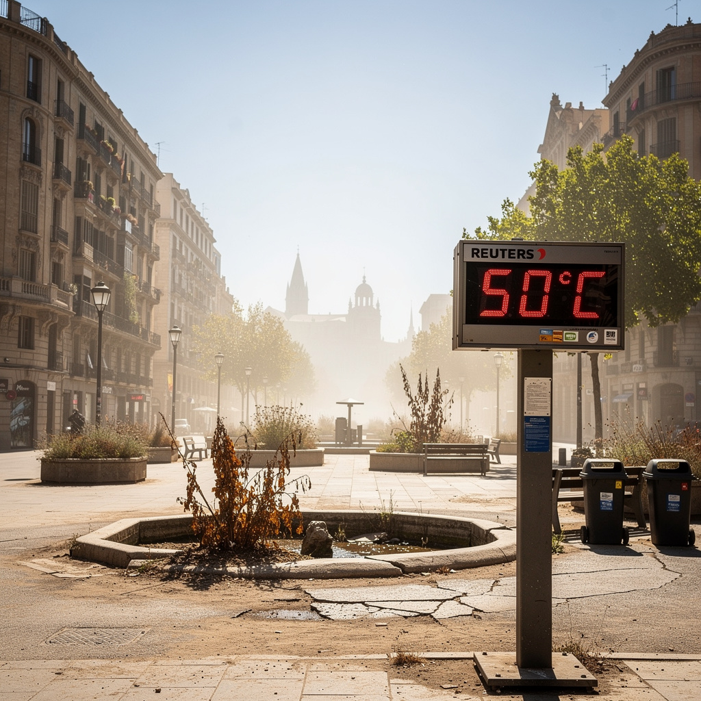 Barcelona prepara un simulacro para enfrentar temperaturas de 50 grados en las próximas décadas