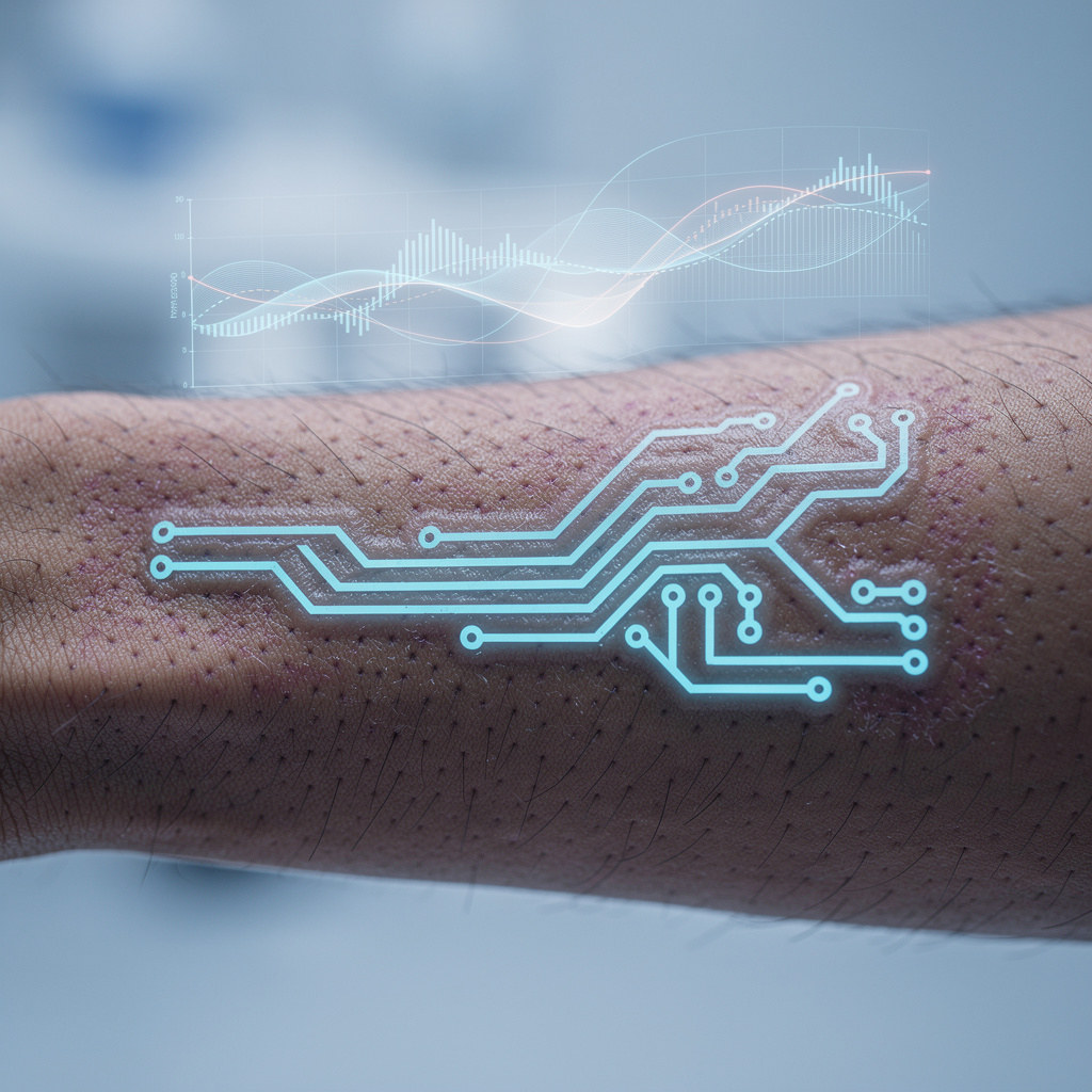 Tatuajes electrónicos temporales revolucionan el monitoreo de signos vitales sin irritación cutánea