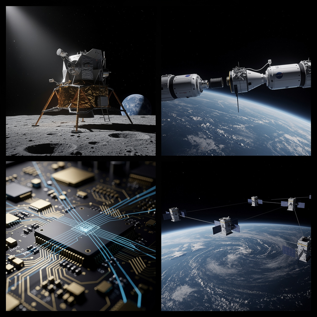 La carrera espacial se intensifica con misiones lunares, satélites y tecnología cuántica