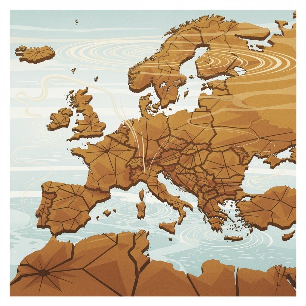 La crisis climática intensifica sequías extremas en Europa al succionar la humedad del suelo